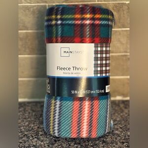 Mainstays Plaid Fleece Blanket